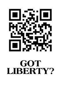 Got Liberty? QR code sticker