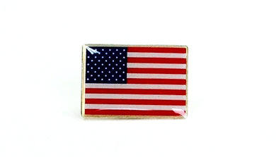 U.S. flag lapel pin (rectangle)