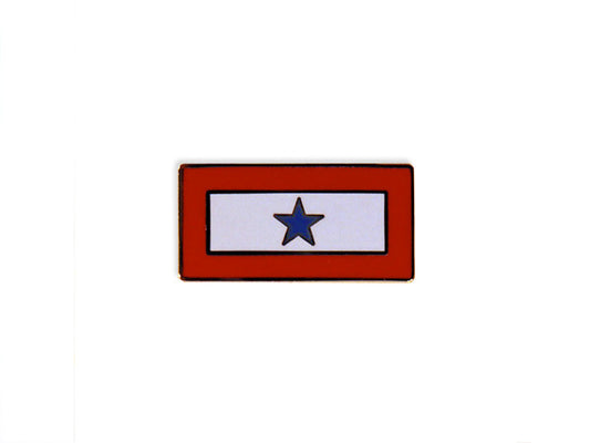 Blue Star Service lapel pin- horizontal