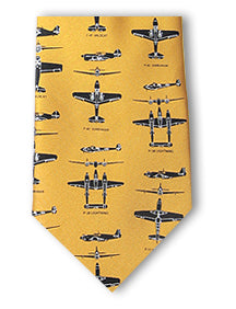 WWII Fighter Planes tie