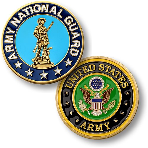 Army National Guard commemorative coin The Patriot Post Shop