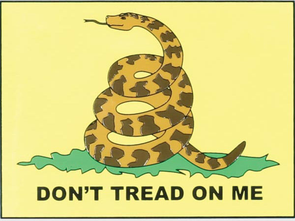 Gadsden Flag decal