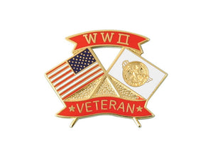 World War II Veteran lapel pin