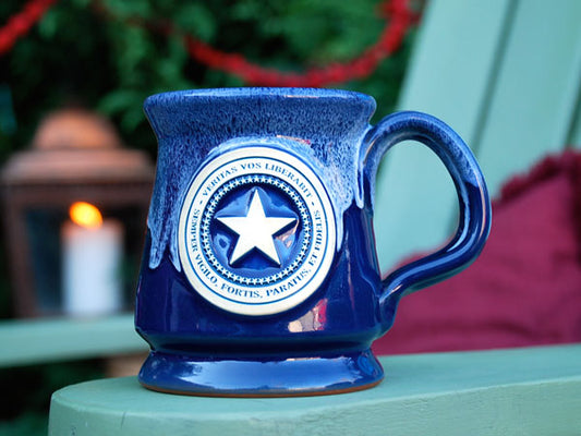 Patriot Seal pottery mug