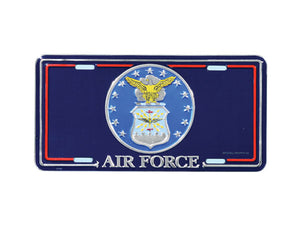 Air Force license plate