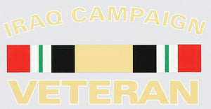 Iraq Campaign Veteran decal