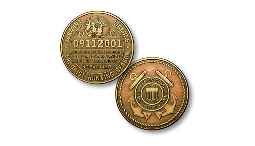 Coast Guard "Hunting" license coin