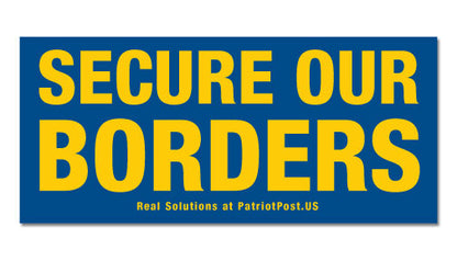 Secure Our Borders sticker