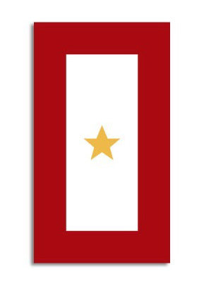 Gold Star Service magnet