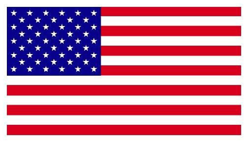 U.S. Flag magnet -rectangle