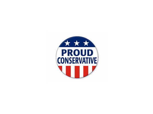 Proud Conservative button