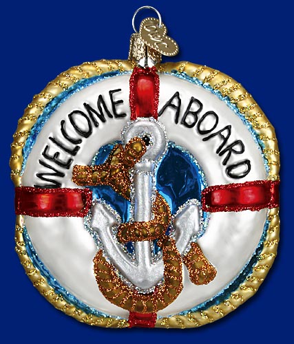 Welcome Aboard ornament