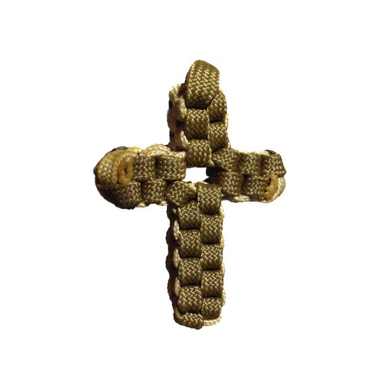 Handmade Paracord Cross - OD 