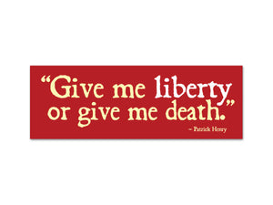 Give Me Liberty sticker