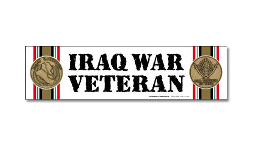 Iraq War bumper magnet