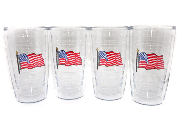 Flag Tervis - 16 oz. set of 4