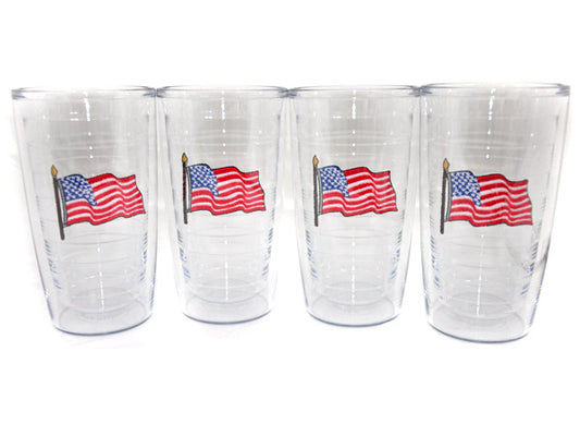 Flag Tervis - 16 oz. set of 4