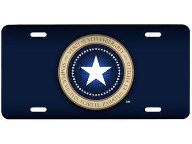 Patriot Seal license plate