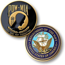 Navy POW/MIA coin