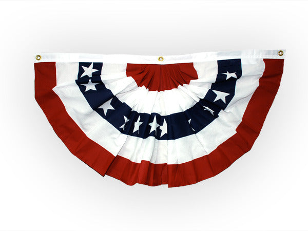 Patriotic Bunting Fan - large