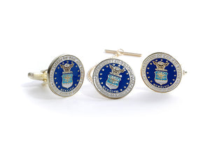 Air Force Tie Tack & Cufflink Set