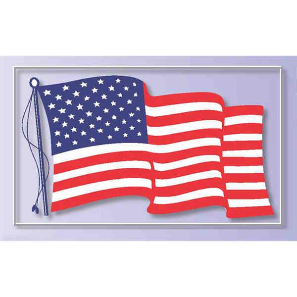Waving Flag cling - extra large