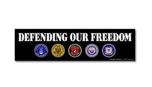 Defending Our Freedom bumper magnet