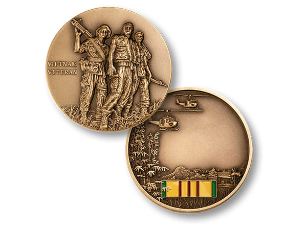 Vietnam Veteran Bronze coin