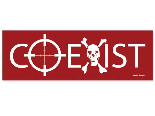 COEXIST sticker