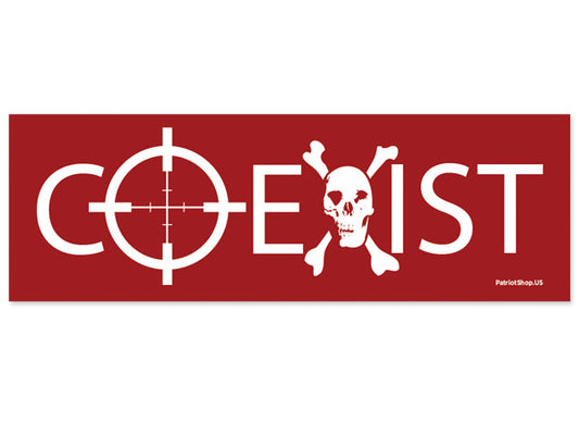 COEXIST sticker