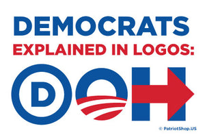 Democrats Explained sticker