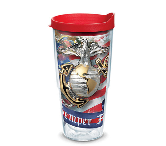 Marine EGA Wrap Tervis - 24 oz.