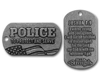 Police Shield - Joshua rugged pewter