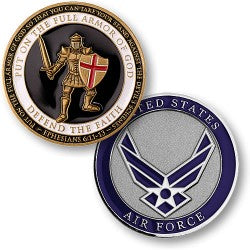 Armor of God - Air Force coin