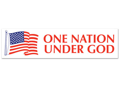 One Nation Under God sticker