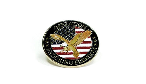 Operation Enduring Freedom lapel pin