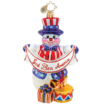 Radko Patriotic Pal ornament