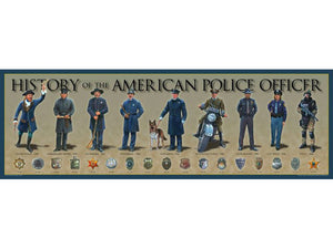 History of the American Police Officer poster