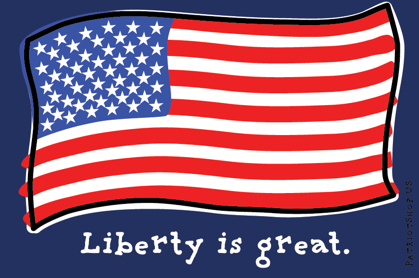 Liberty is Great sticker