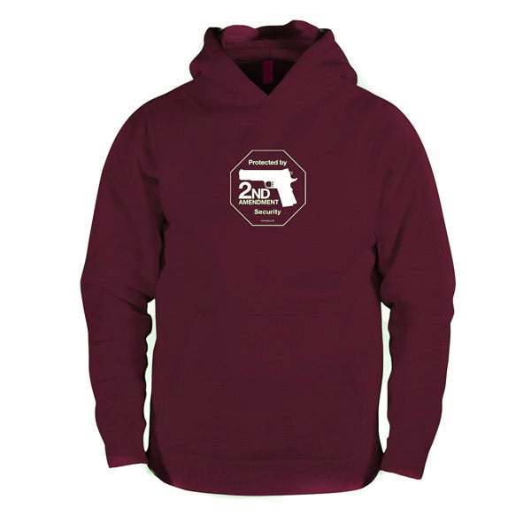 Second Amendment hooded sweatshirt - Maroon