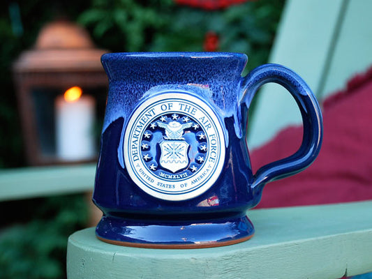 Air Force pottery mug