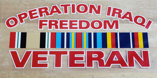 Operation Iraqi Freedom decal