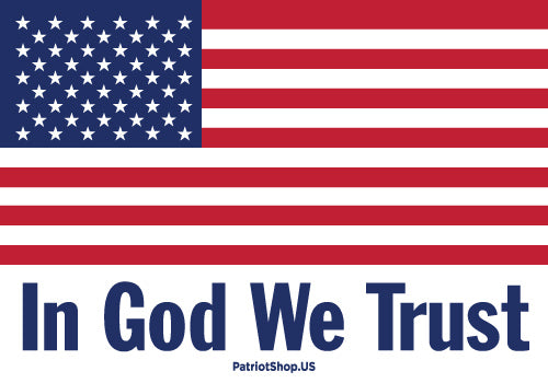 In God We Trust sticker