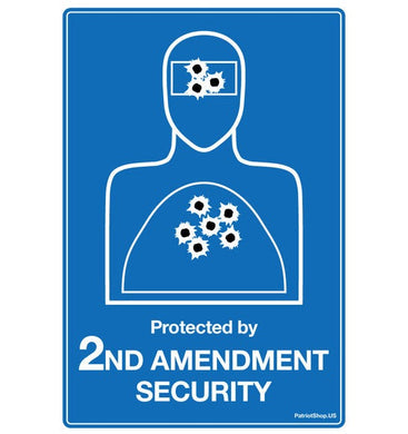 2nd Amendment Security Body Image sticker