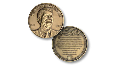 Ronald Reagan bronze medallion