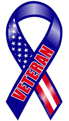 Veteran ribbon magnet