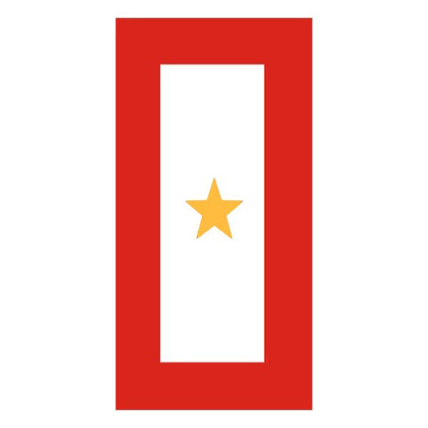 Gold Star Service sticker
