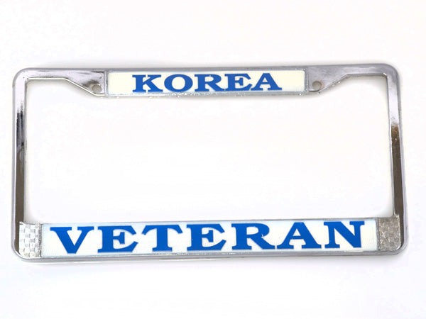 Korea Veteran license plate frame