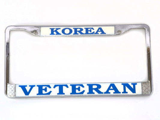 Korea Veteran license plate frame