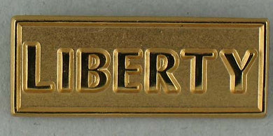 Liberty lapel pin - gold